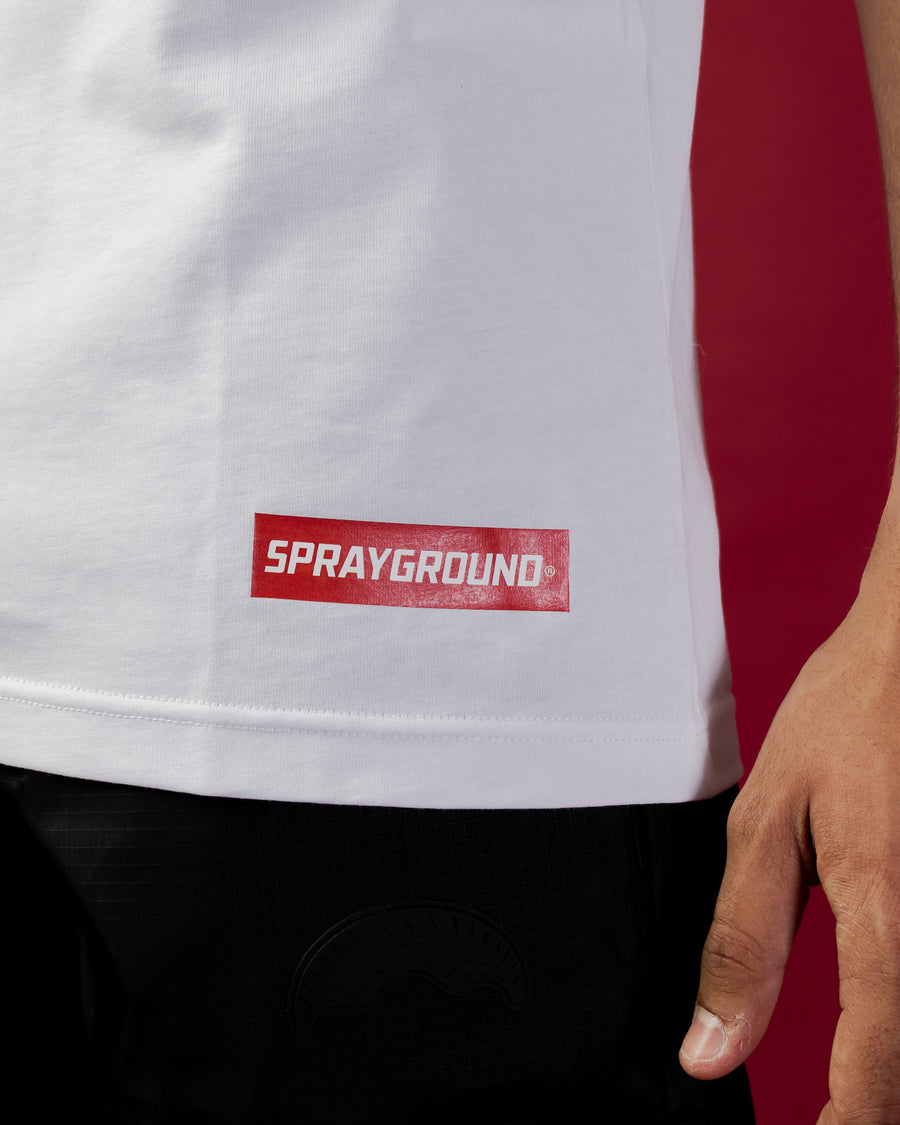 T-shirt Sprayground STAMPA MIMETICA Blanc