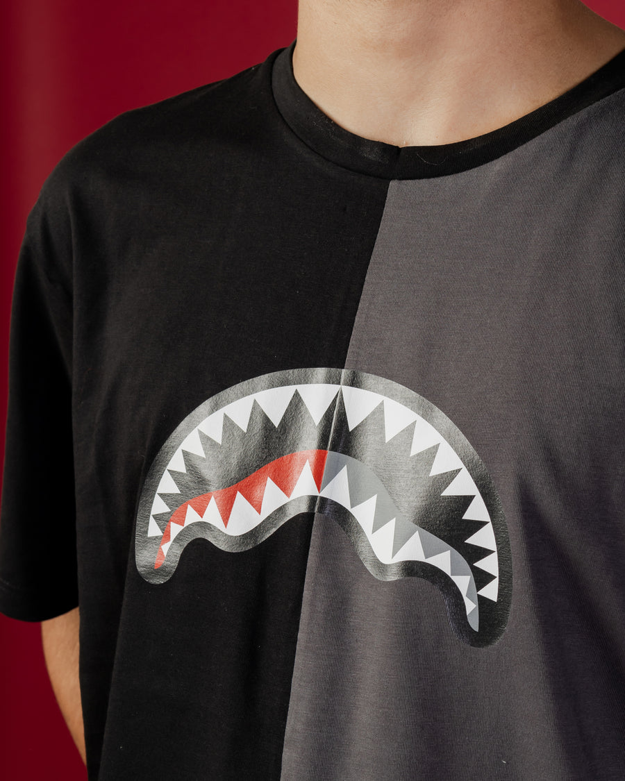 T-shirt Sprayground DOUBLE SHARK Noir