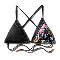 Half Graff Bikini Top