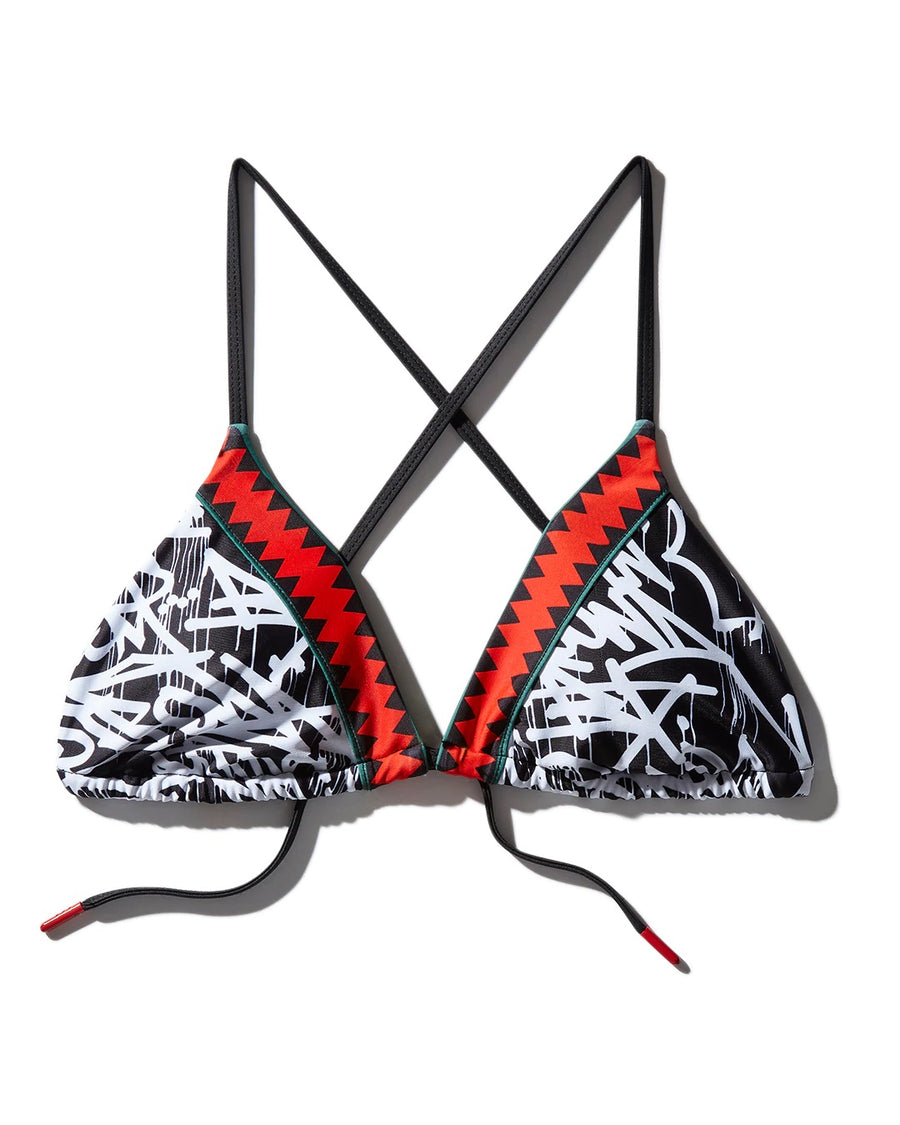 Costume da bagno Sprayground 6TH AVENUE BIKINI TOP Nero