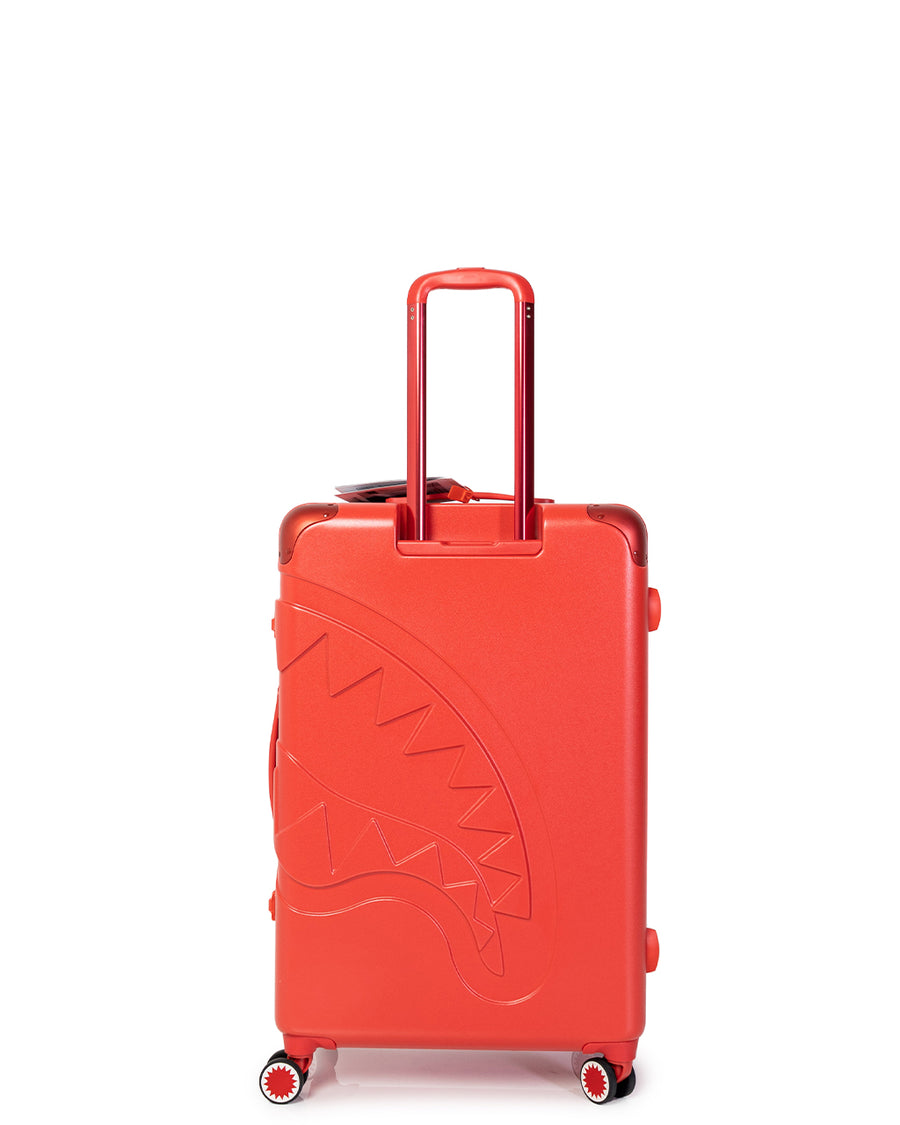 Sprayground Luggage MOLDED RED SHARK MOUTH LARGE LUGGAGE Red