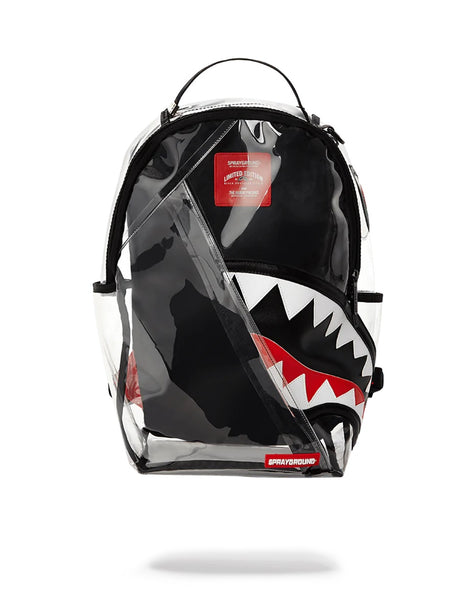 Sprayground-Venom-Shark-Mouth-Backpack-Black-White-Red-3 - Cool Js Online