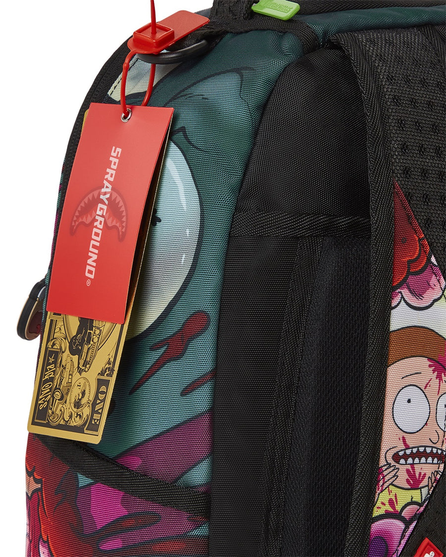 Sprayground Backpack RICK AND MORTY SHARKMOUTH WOUND DLXR BACKPACK  Green