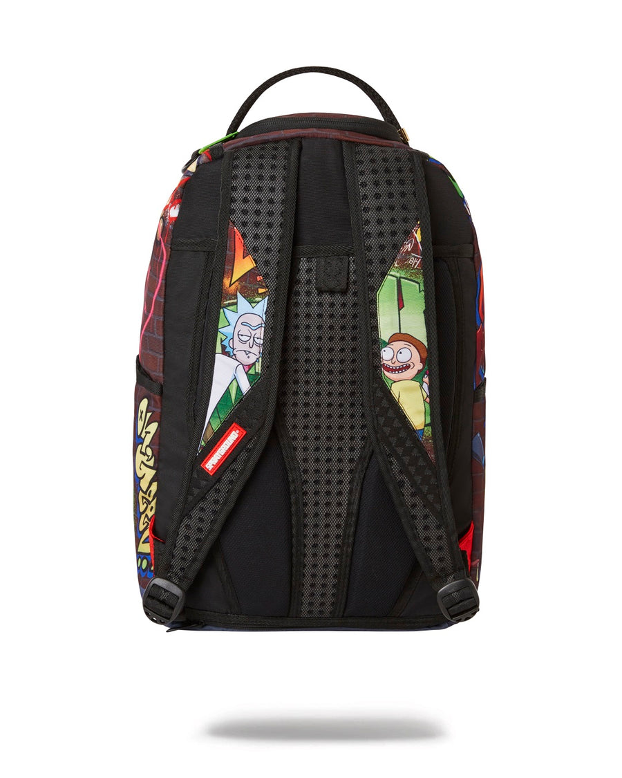 Sprayground Backpack RICK AND MORTY GRAFFITI DLXR BACKPACK  Brown