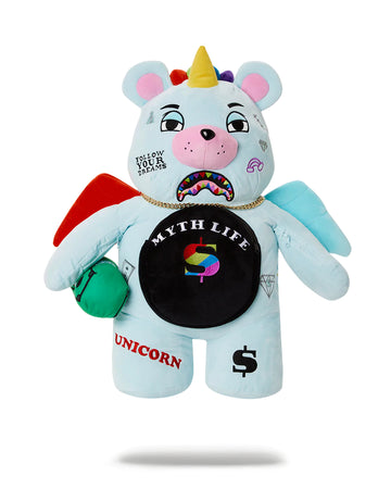 Sprayground Backpack UNICORN BEAR Blue