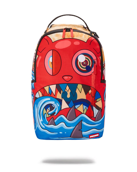 Sprayground Scream Shark Backpack in Red for Men