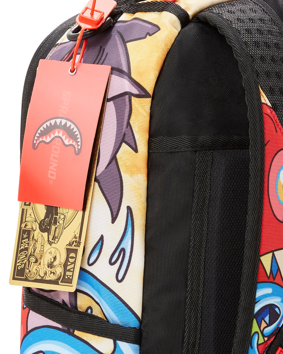 Sprayground Backpack TRIPPY WORLD  Red