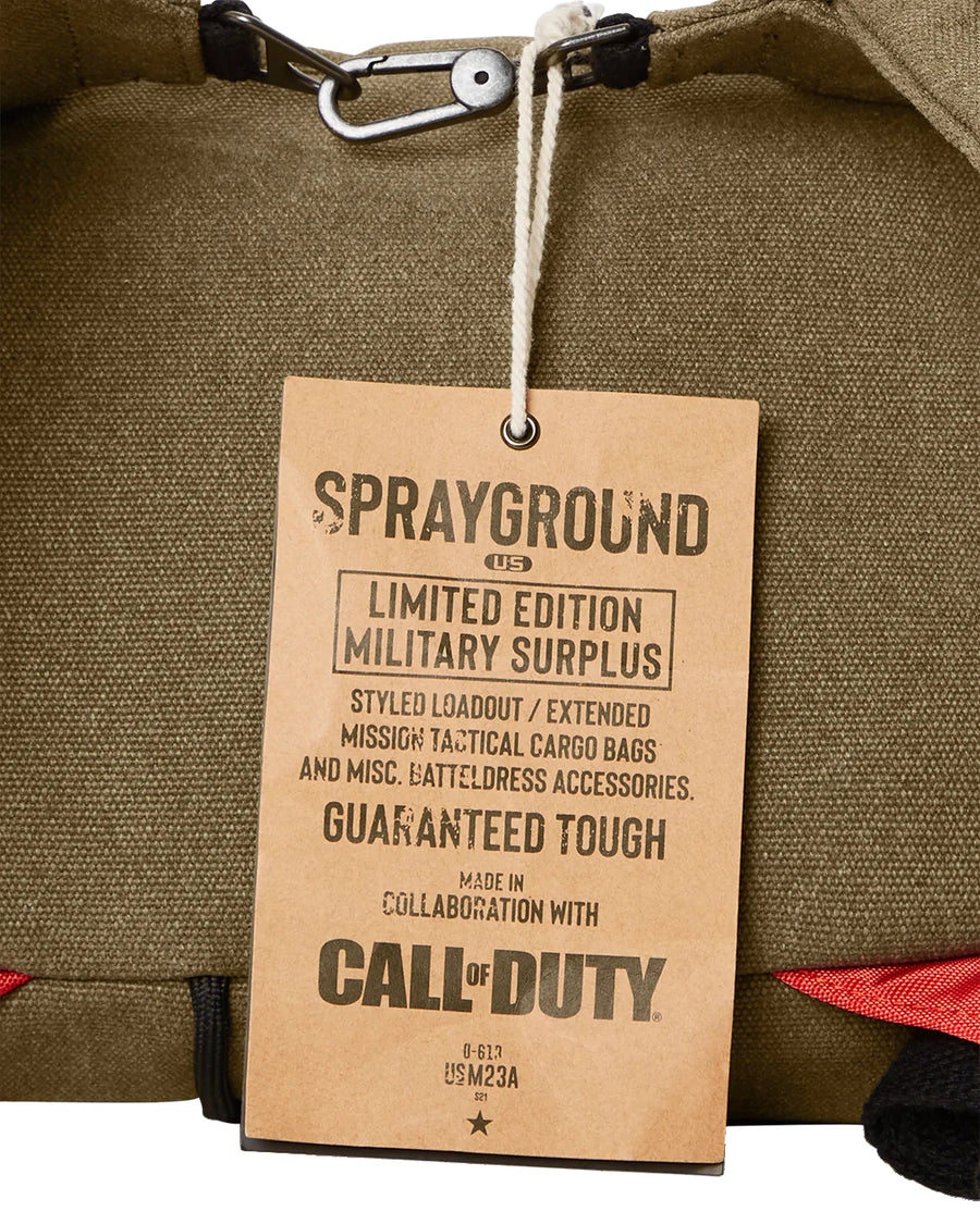 Sprayground Backpack CALL OF DUTY THING Green