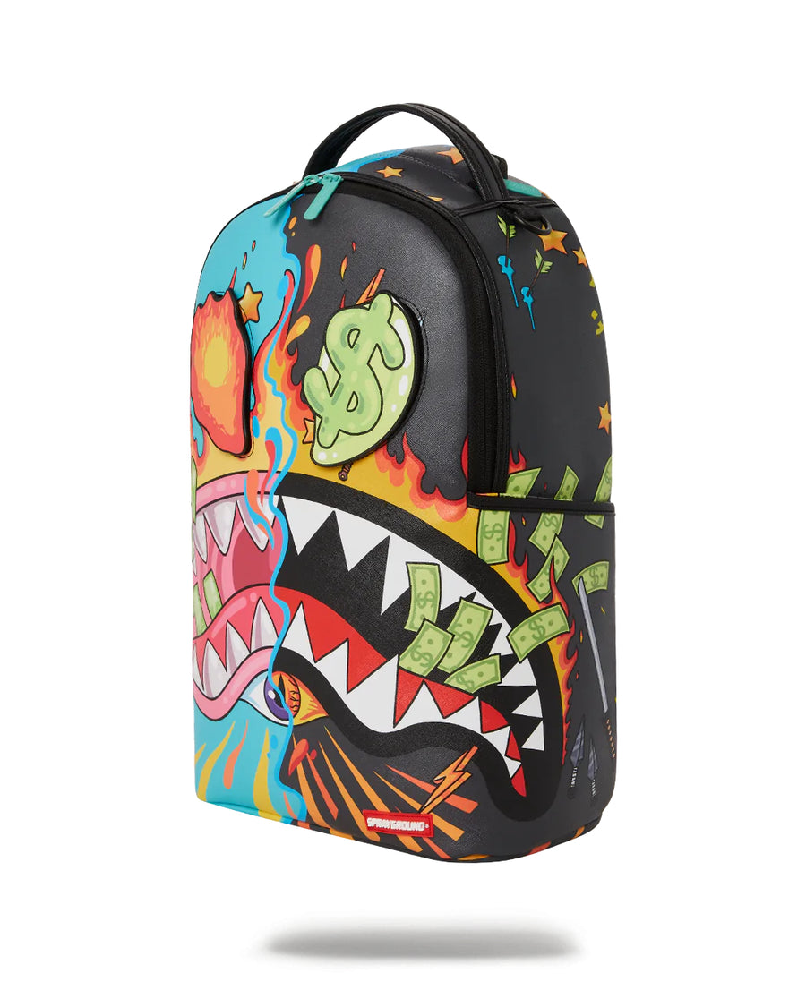 Sprayground dazed & shark dlx backpack Outlet