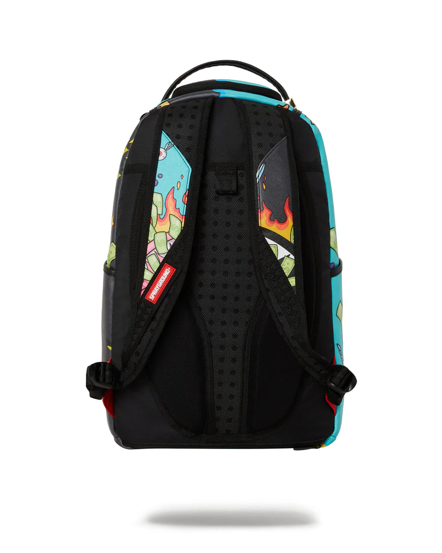 Sprayground Backpack DAZED AND SHARK 2.0 REMOVABLE EYES Black