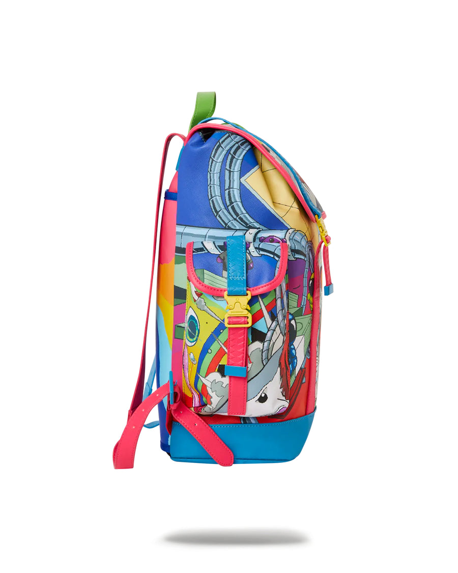 Sprayground Backpack ASTROJUNGLE MONTECARLO Blue
