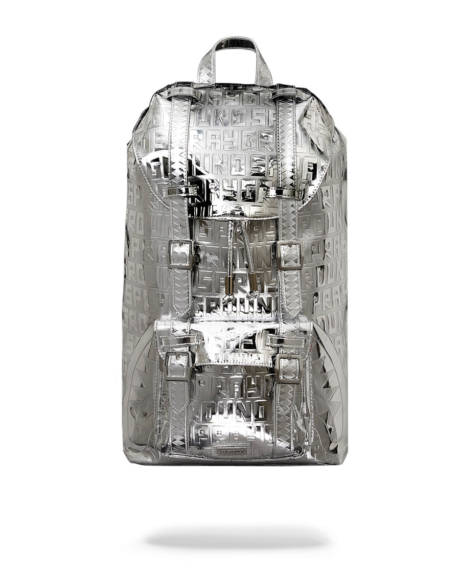 Sprayground Backpack METALLIC INFINITI HILLS  Silver