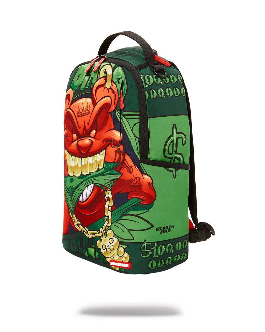 Sprayground Backpack DIABLOBEAR MONEY CHASER DLXR  Green