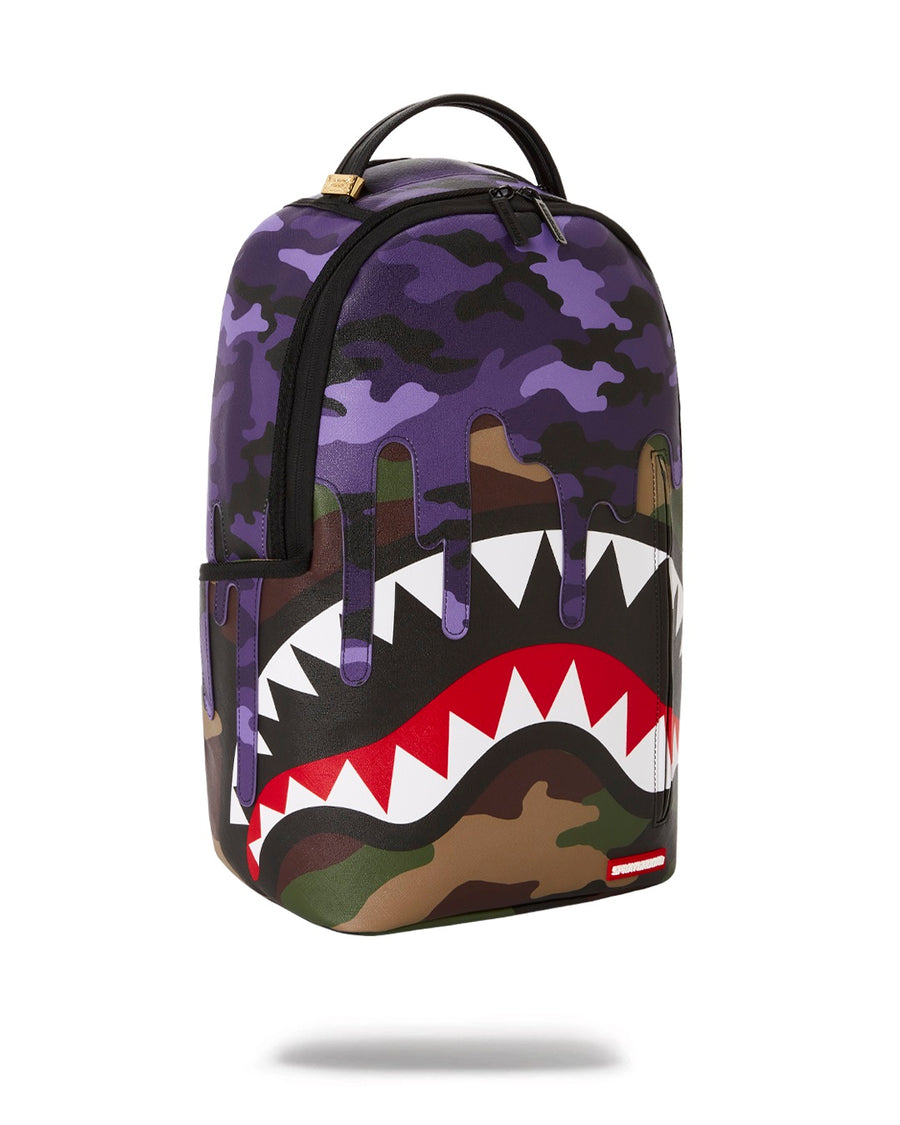 Sprayground Backpack XTC PURPLE CAMP DRIP  Purple
