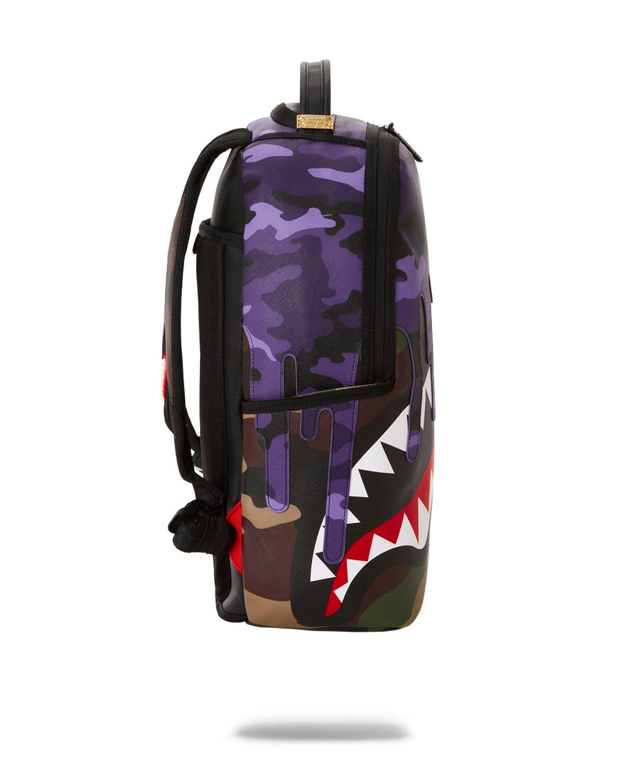 Sprayground Backpack XTC PURPLE CAMP DRIP  Purple