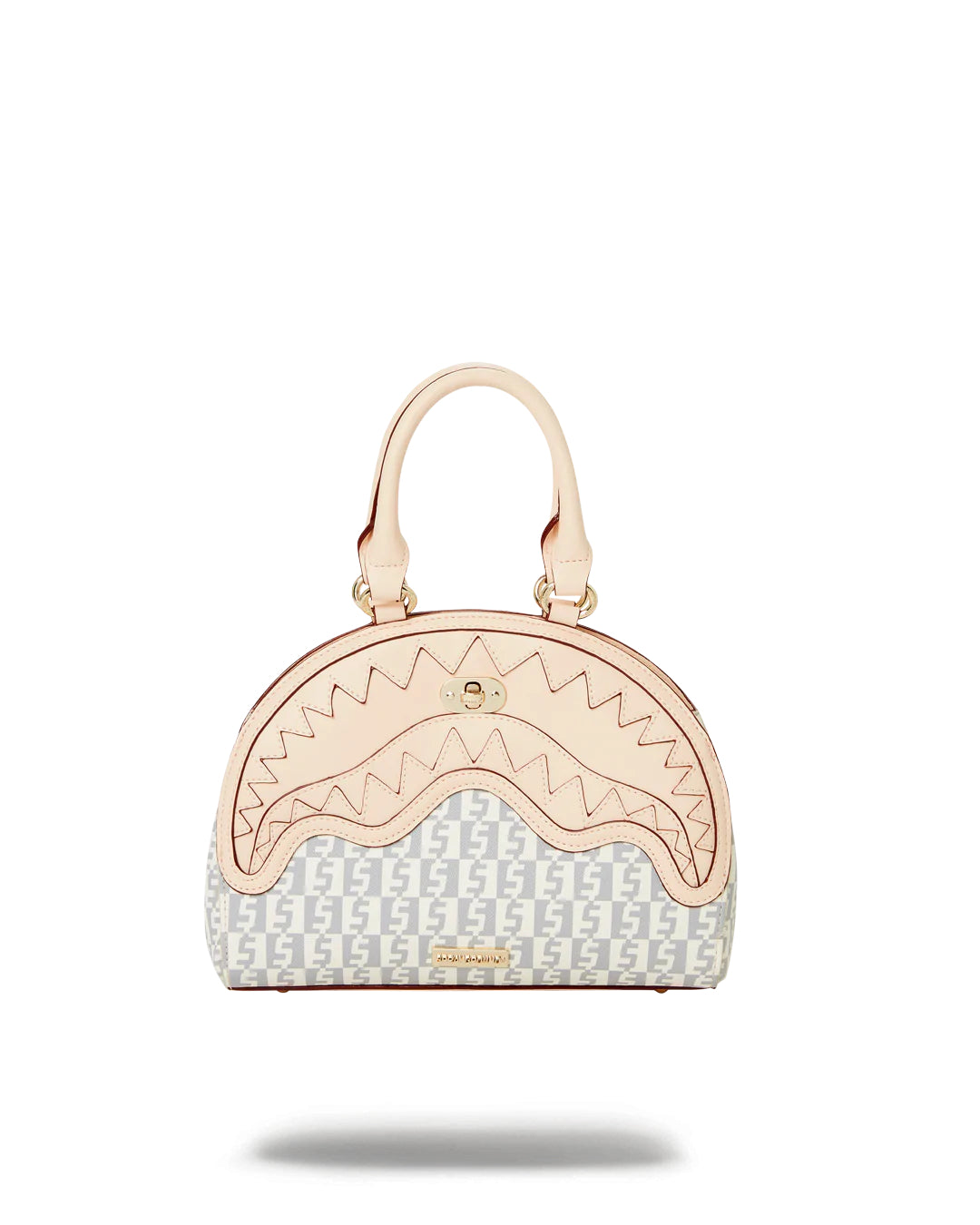 Rose Money Checkered Handbag