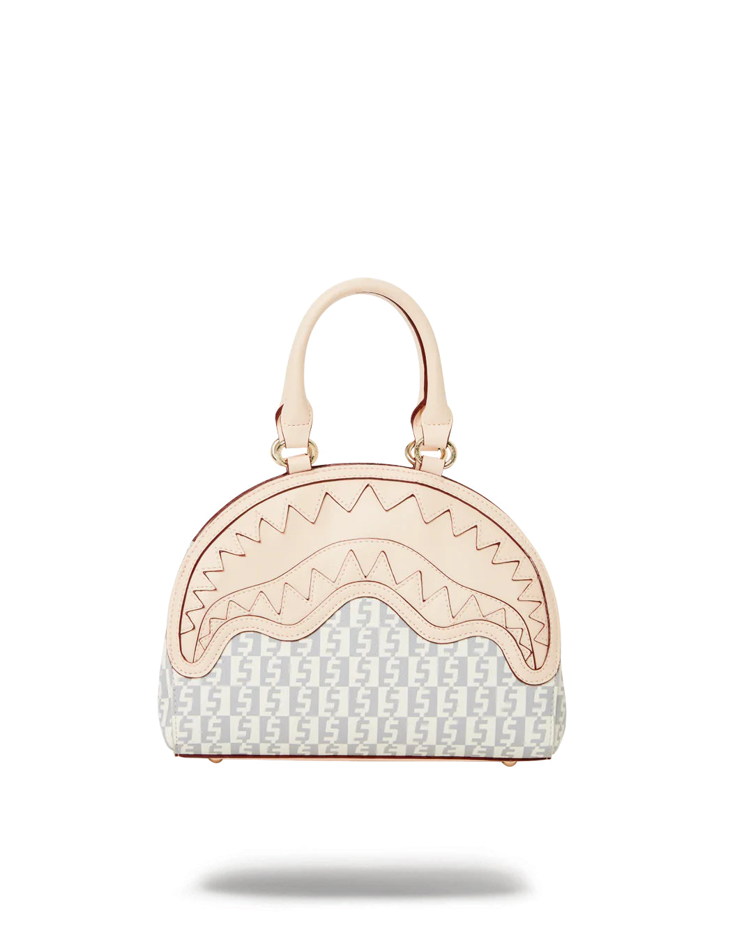 Rose Money Checkered Handbag