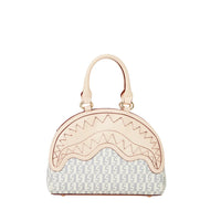 Rose Money Checkered Handbag