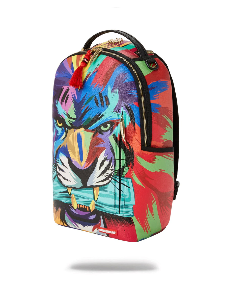 Zaino Sprayground TIGER PAINT  Rosso