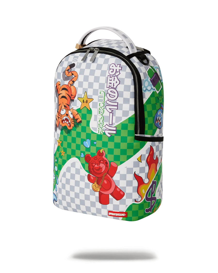 Sprayground Backpack TOKYO BUBBLE DLX BACKPACK Grey