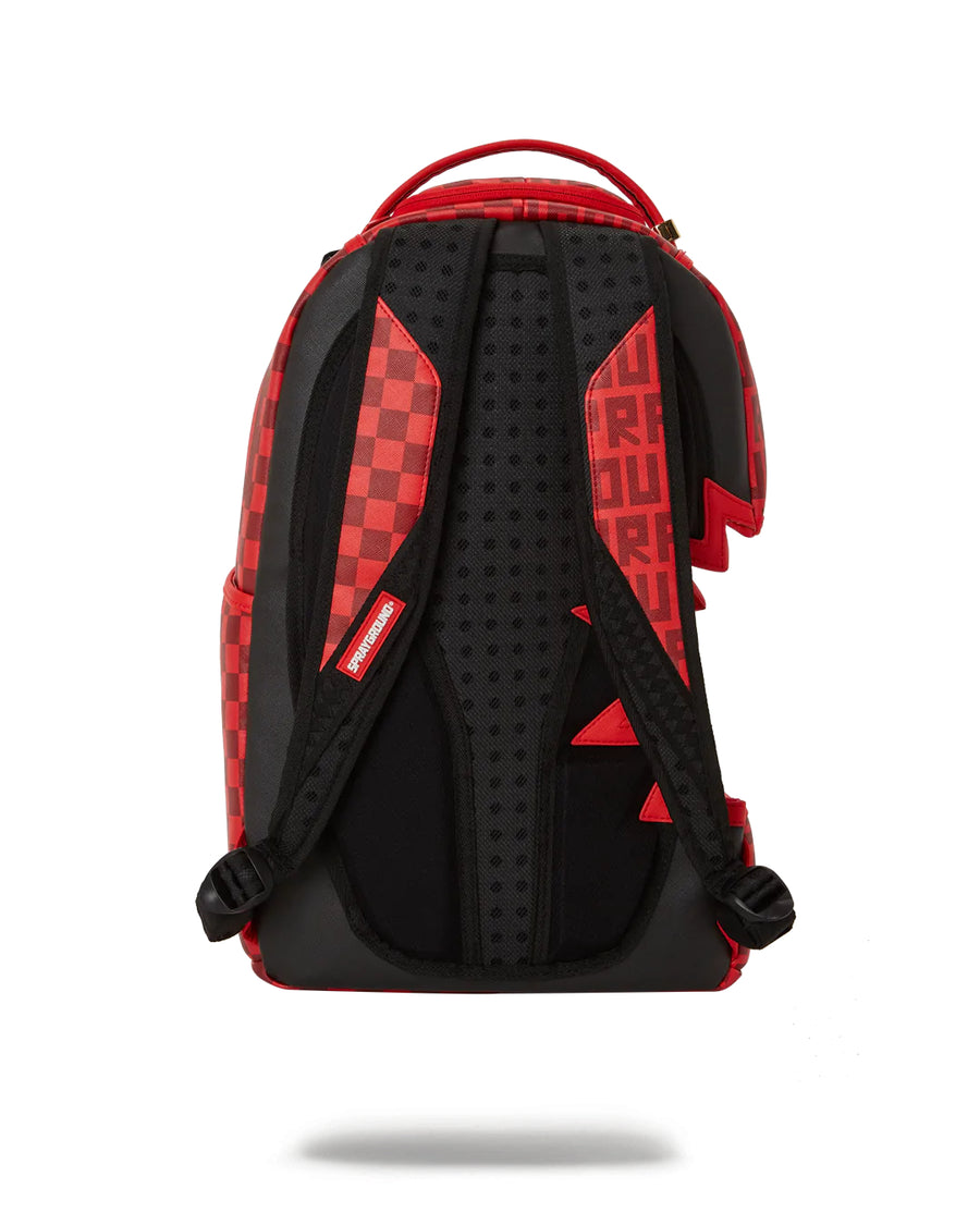 Sprayground Backpack RED INFINITI SPLIT Red