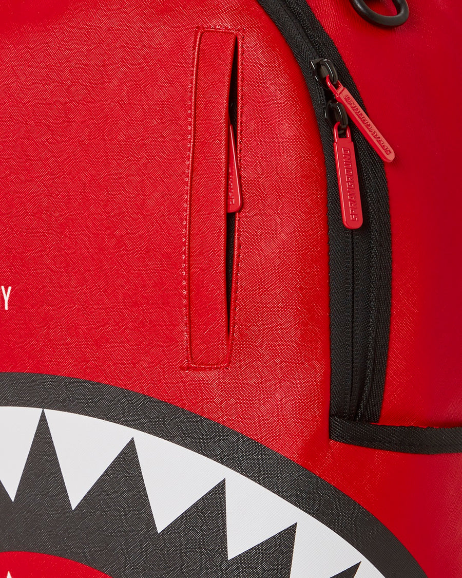 Sprayground Backpack CORE RED SHARKMOUTH BACKPACK  Red
