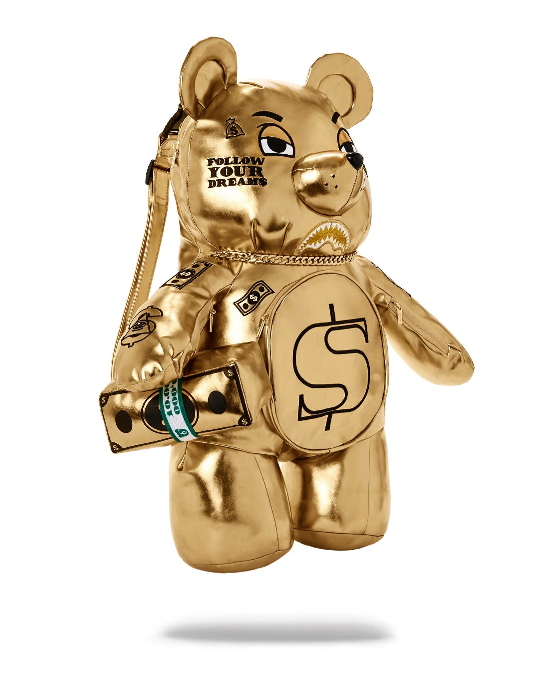 Zaino Sprayground GOLD BEAR  Dorati