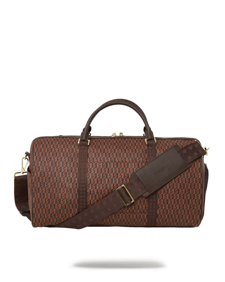 Sprayground Bag MONEY CHECK DUFFLE Brown