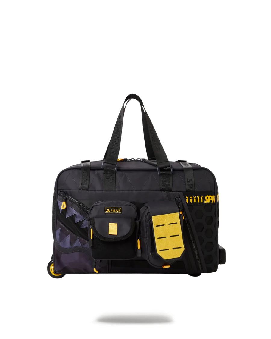 Sprayground Luggage SPECIAL OPS V2 DUFFLE ROLLER  Black