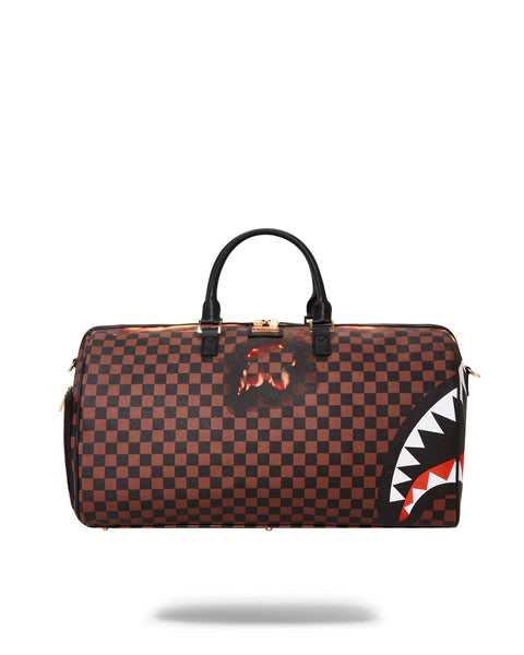 Sprayground sharks in top paris pouch