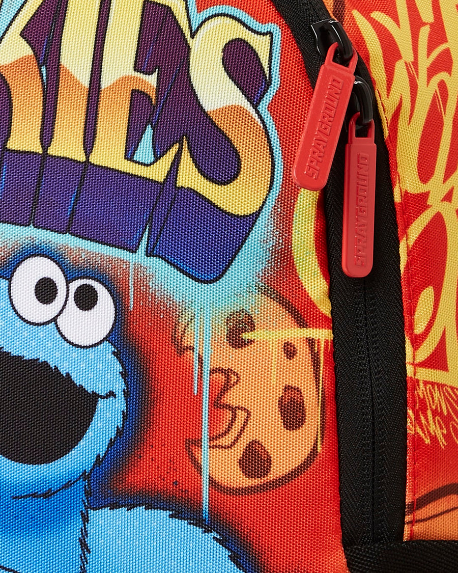 Sprayground Backpack COOKIE MONSTER ON THE RUN MINI BACKPACK  Red