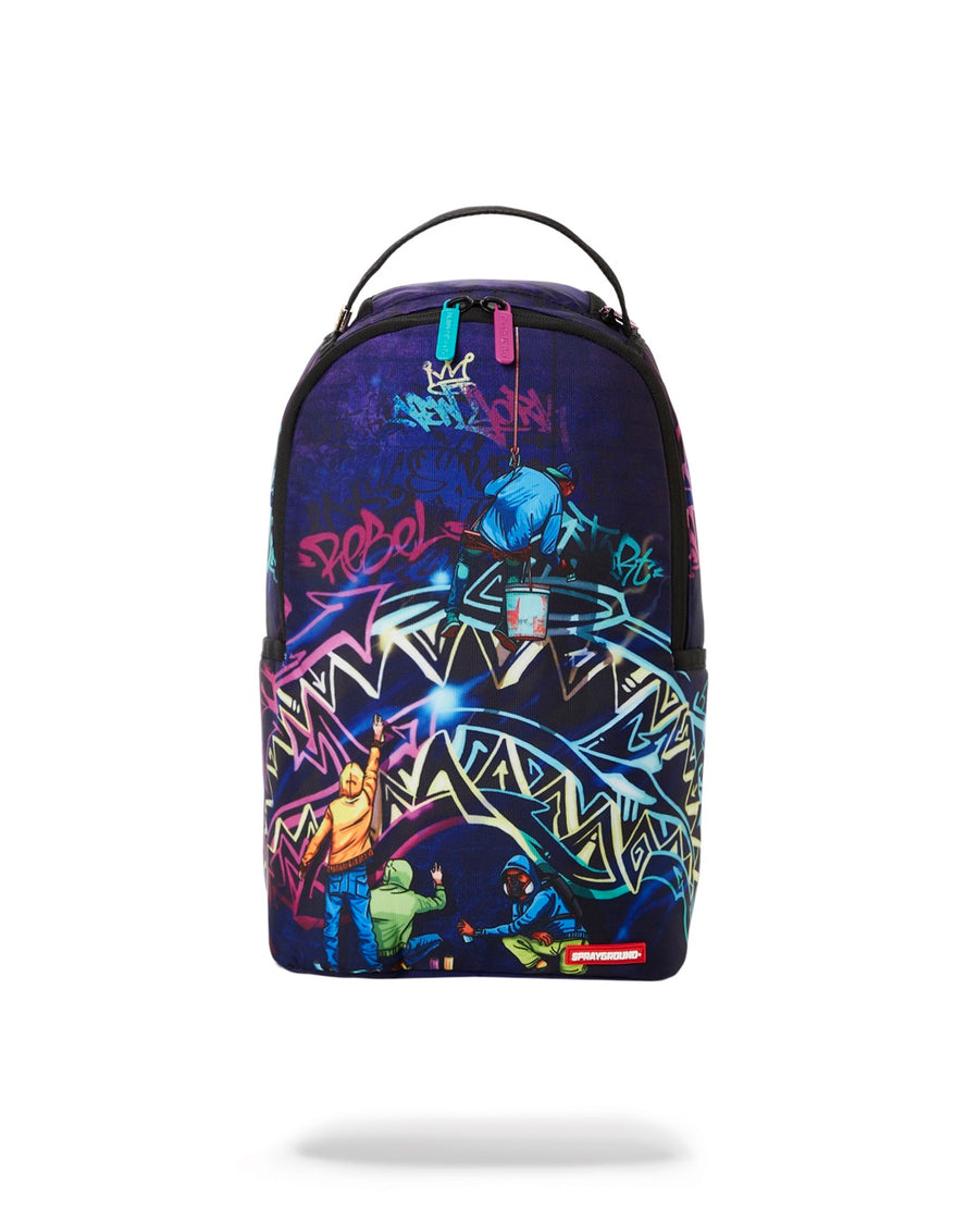 Sprayground Backpack MINI GRAFFITI ART  Blue