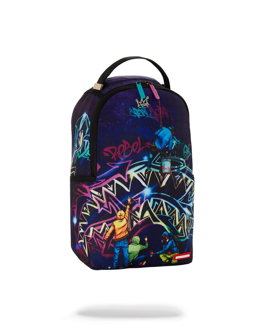 Sprayground Backpack MINI GRAFFITI ART  Blue
