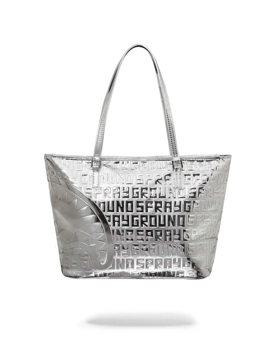 Sprayground Bag METALLIC INFINITI TOTE  Silver