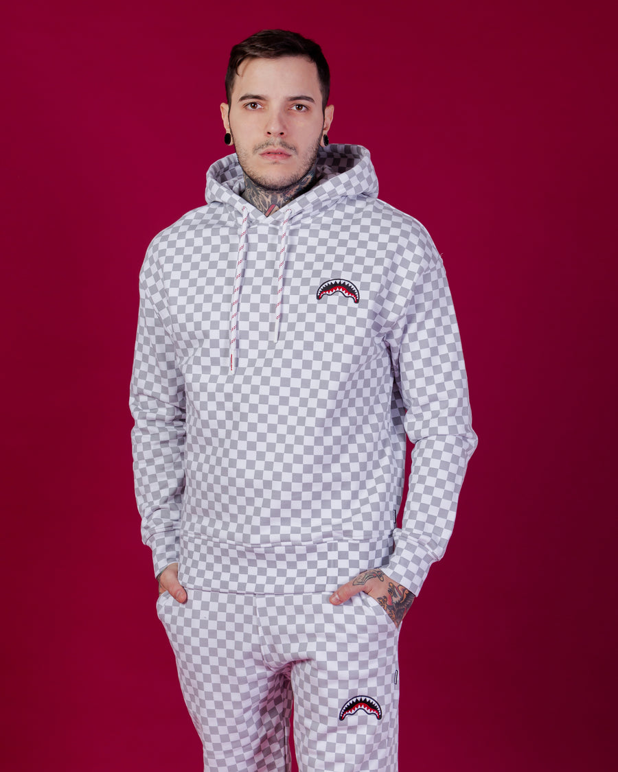 Sudaderas con capucha Sprayground BASIC CAP CHECK Gris