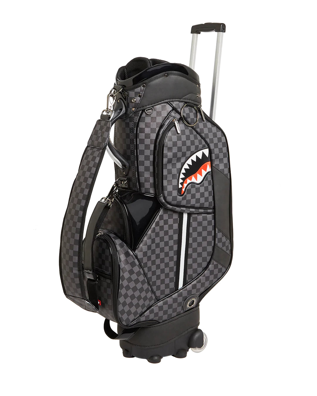 Sharks In Paris Black Golf Bag