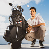 Sharks In Paris Black Golf Bag