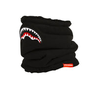 Solid Black Shark Mouth Neck Warmer