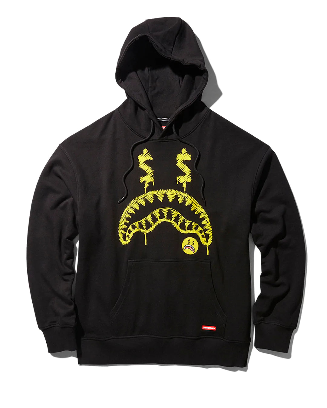 Money Scribbles Hoodie Pullover Black