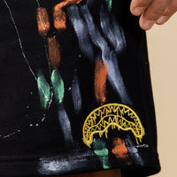 Paint Splat Knit Shorts