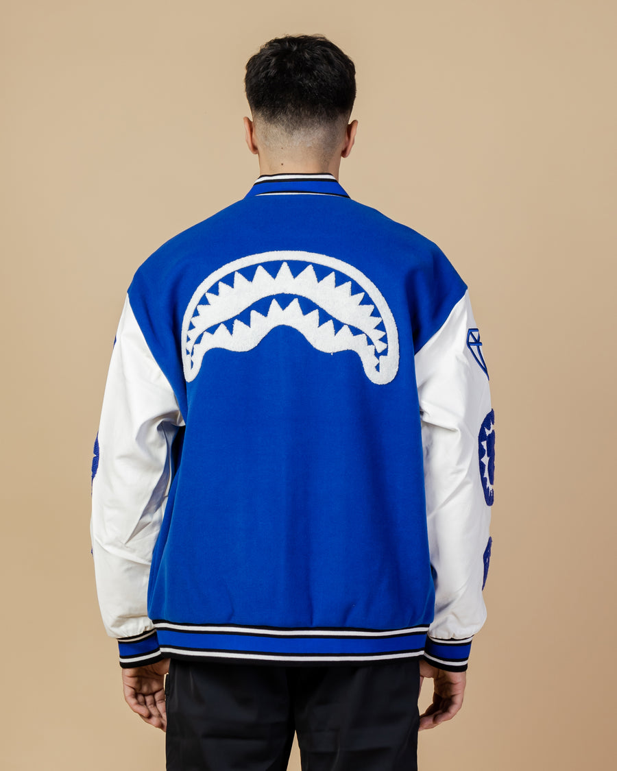 Sprayground Jacket VARSITY MONEY JACKET Blue