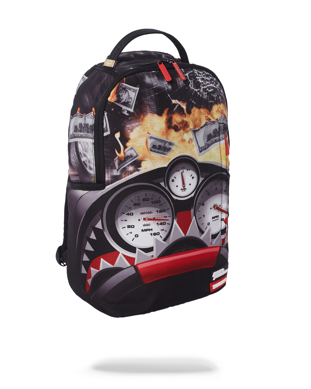 Zaino Sprayground FAST AND FURIOUS SHARK GAUGES BACKPACK (ONLY 50 PCS MADE) Multicolor