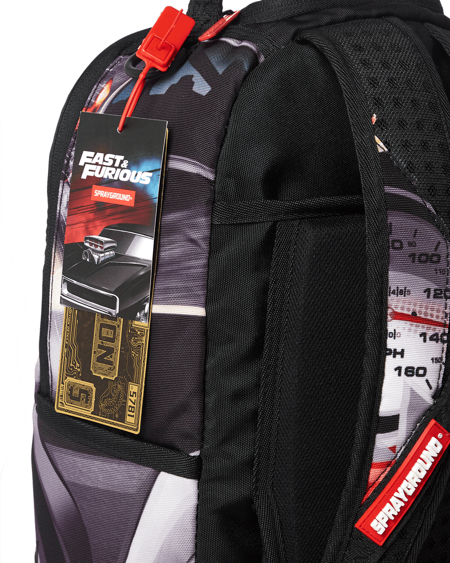 Sprayground Backpack FAST AND FURIOUS SHARK GAUGES BACKPACK (ONLY 50 PCS MADE) Multicolor