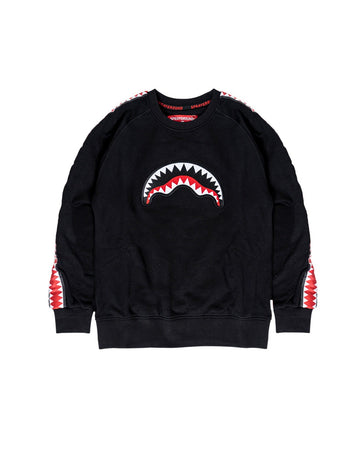 Youth - Sprayground Sweatshirt SHARK CREW SWEATER Black