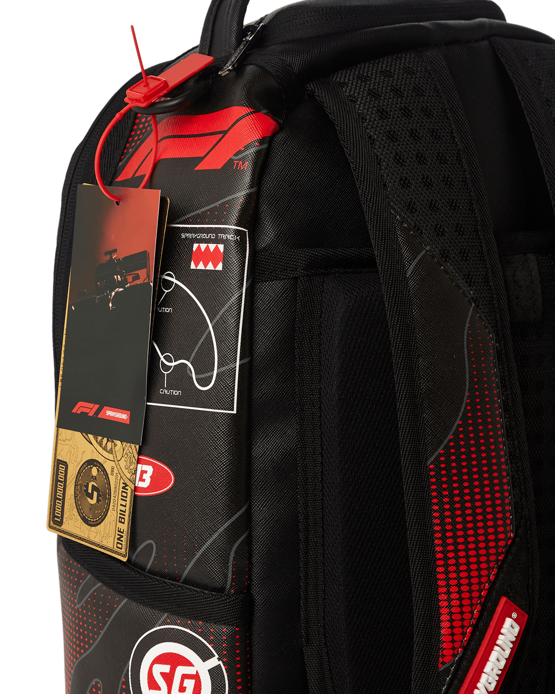 Sprayground Backpack FORMULA 1 MENACING BACKPACK (DLXV) Black