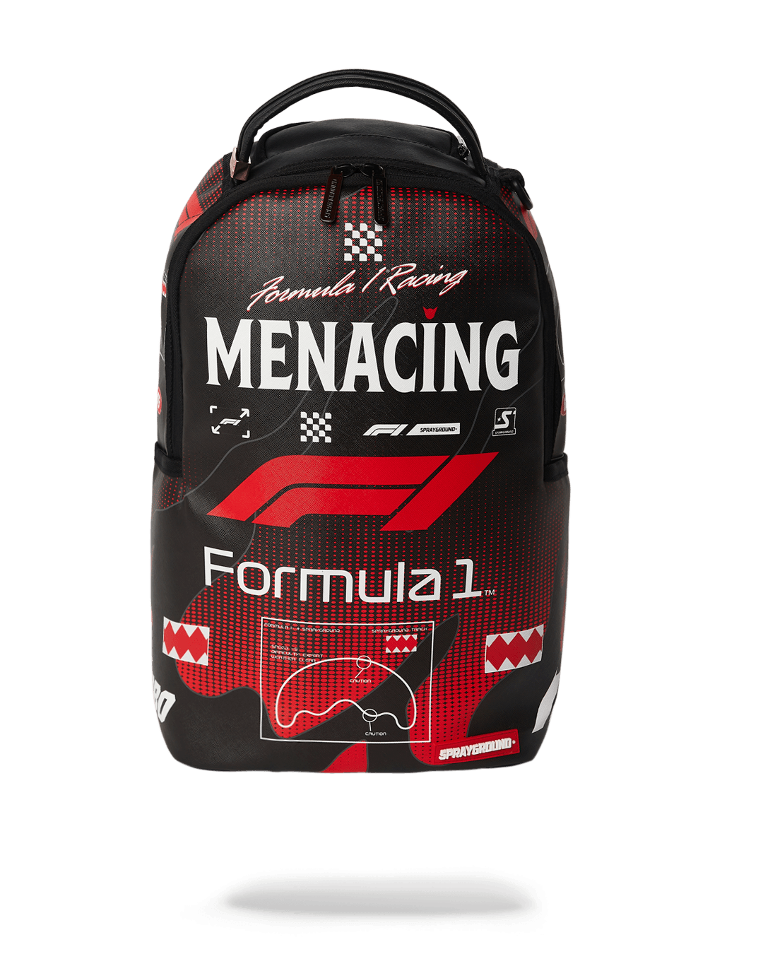 Sprayground Backpack FORMULA 1 MENACING BACKPACK (DLXV) Black