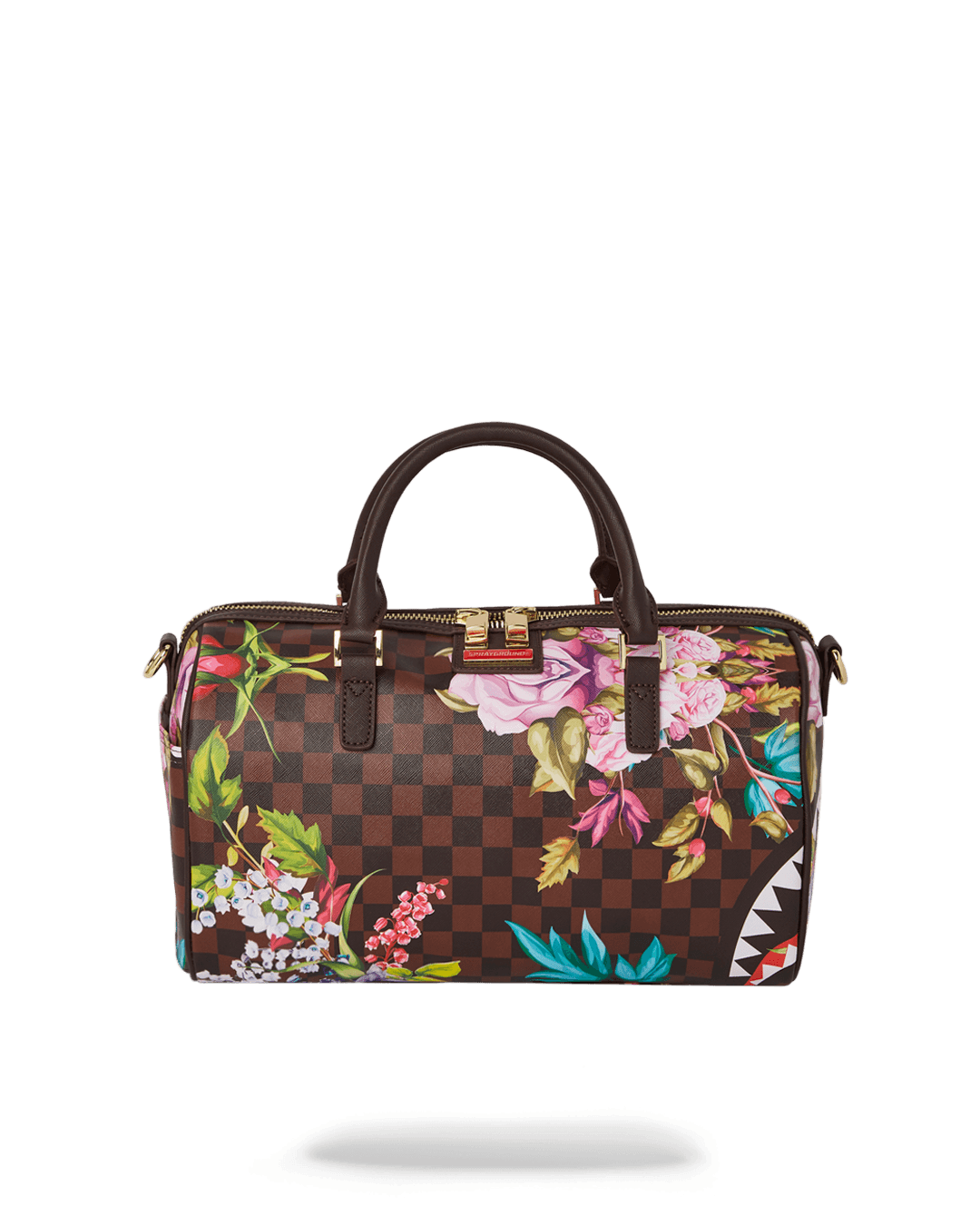 Borsa Sprayground GARDEN OF SHARKS MINI DUFFLE Marrone