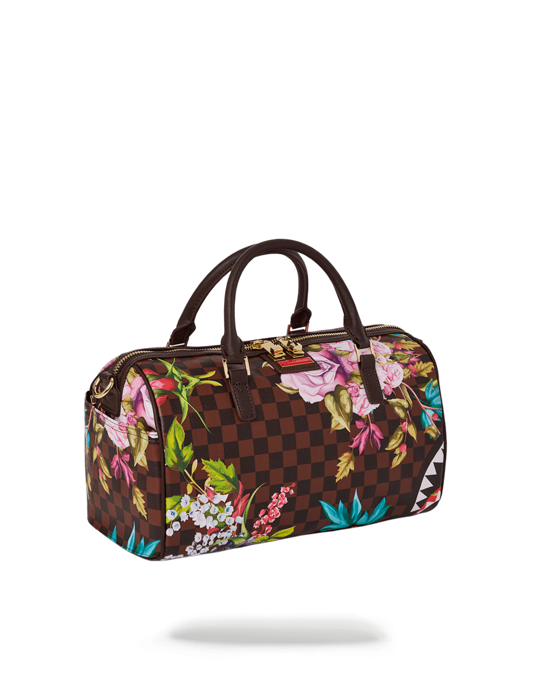 Borsa Sprayground GARDEN OF SHARKS MINI DUFFLE Marrone