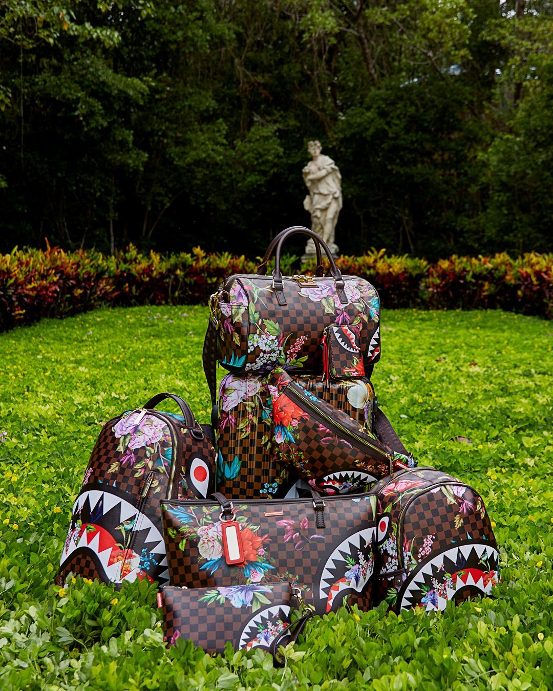 Borsa Sprayground GARDEN OF SHARKS TOTE Multicolor