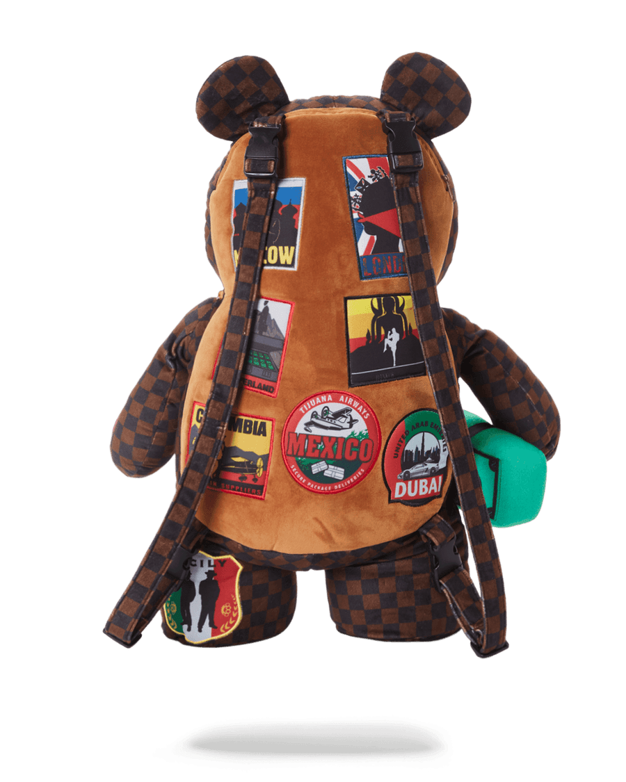 Sprayground Backpack teddy bear Brown